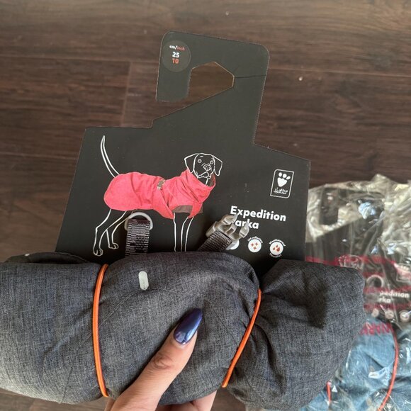 NWT Hurtta Expedition Parka Dog Jacket Gray – Size 10 Waterproof Winter Dog Coat - Picture 4 of 5